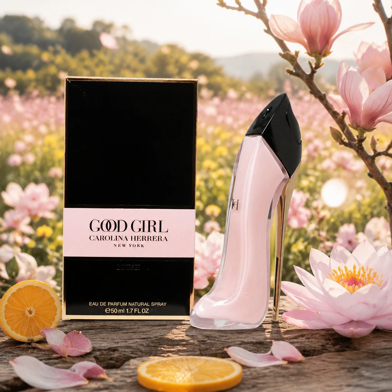 Good Girl Blush by Carolina Herrera Eau De Parfum Spray 2.7 oz / E 80 ml Long-lasting Arabian Luxury Fragrance Ideal Gift Choice
