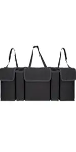 Car Trunk Organizer, Large Capacity Car Organizers and Storage with 8 Pockets, Waterproof Backseat Hanging Organizer for SUV, Truck, MPV, Interior Accessories for Men and Women
