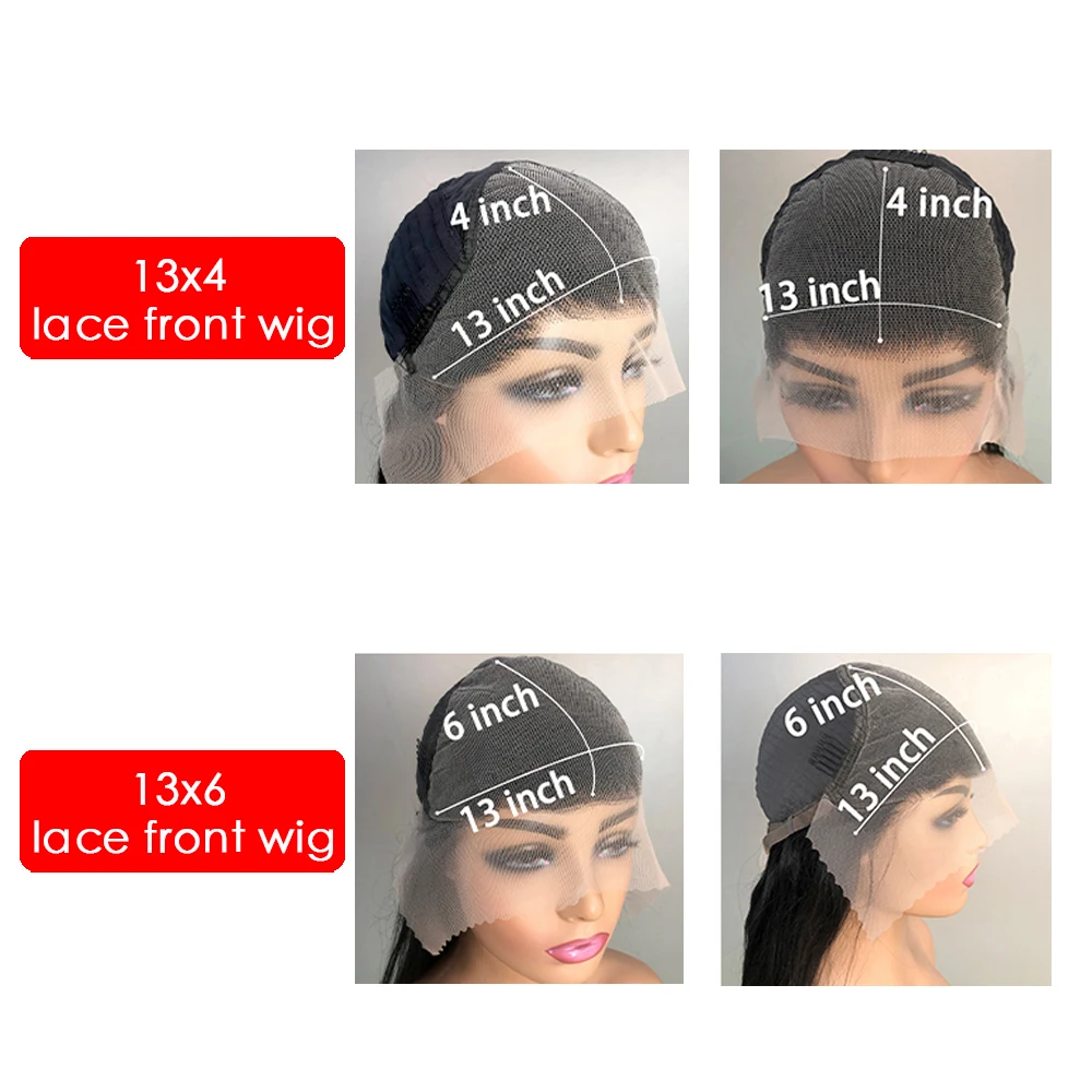 100% Human Hair Malaysian Remy Hair 40 42 Inch Deep Wave Kinky Curly Wigs Pre Plucked HD Transparent Lace 200 Density