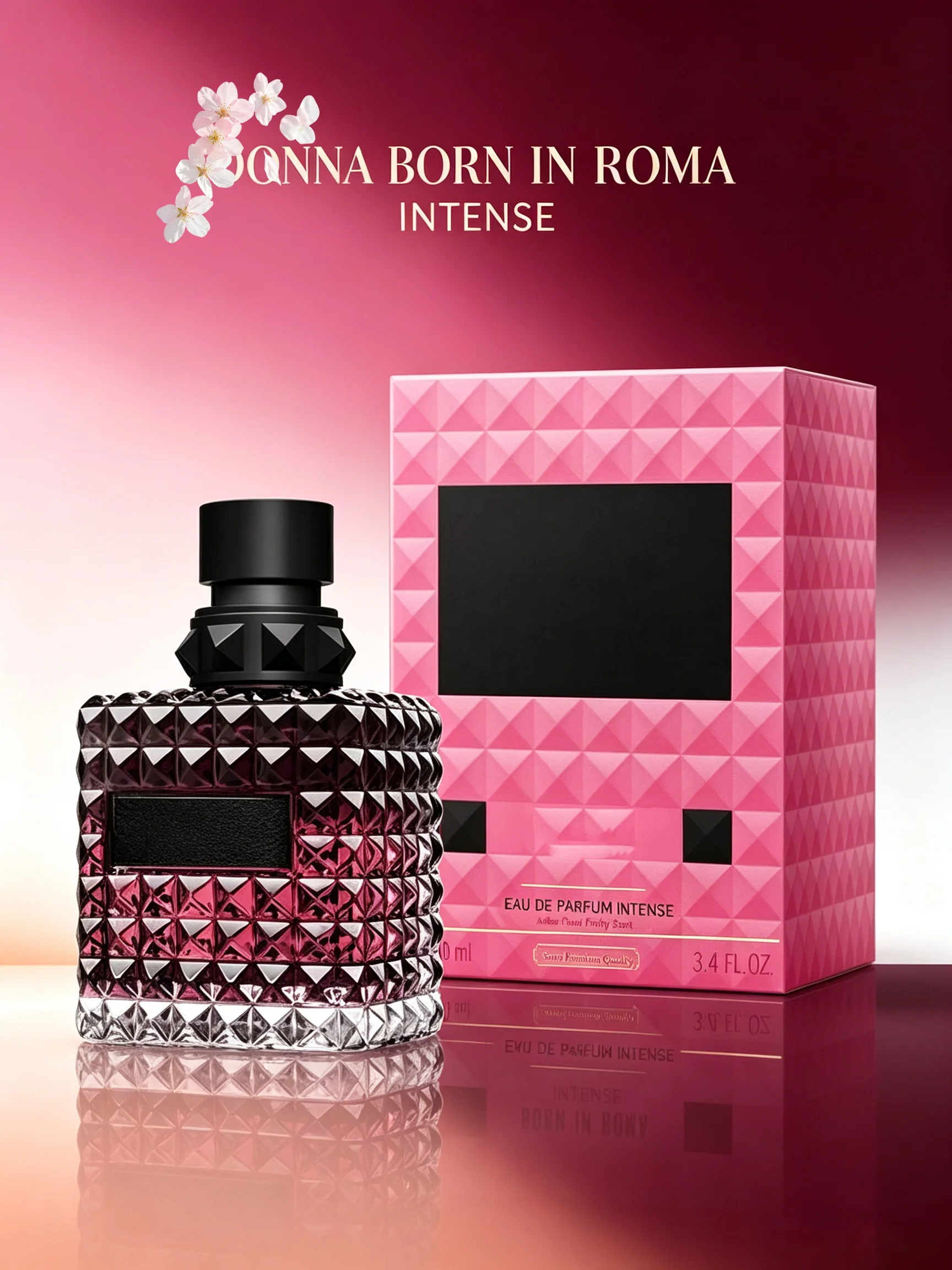 New Arrival Donna Intense EDP 100ml 3.4oz Bourbon Vanilla Jasmine Benzoin Amber Long Lasting Scents Perfumes Sprays Women Labor Day Halloween Thanksgiving Black Friday Cyber Monday Christmas Gift Ideas Best Seller Fast US Local Shipping Spray Scent Hot