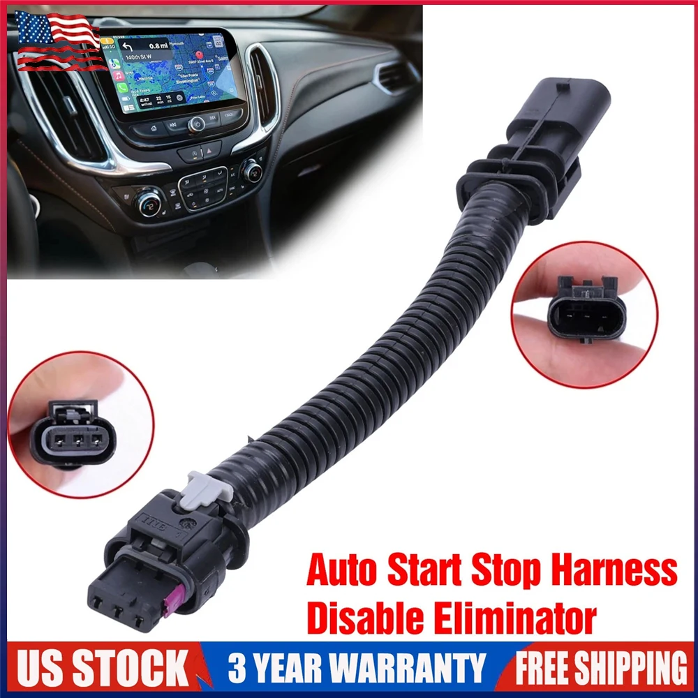 1PCS New Auto Start Stop Harness Disable Eliminator Engine Stop Start Eliminator A-Off Disable Delete Device Harness For Chevy Trax Cruze Blazer Equinox Trailblazer Buick Terrain Encore LaCrosse Envision Cadillac XT4 XT6 XT5 Opel Astra Mokka