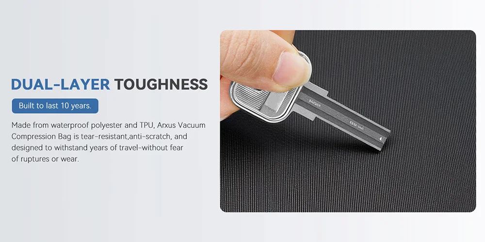 Vacuum Compression Packing Bags For Travel Clothing, Space Saving Storage Pouches For Luggage Suitcase Organizer