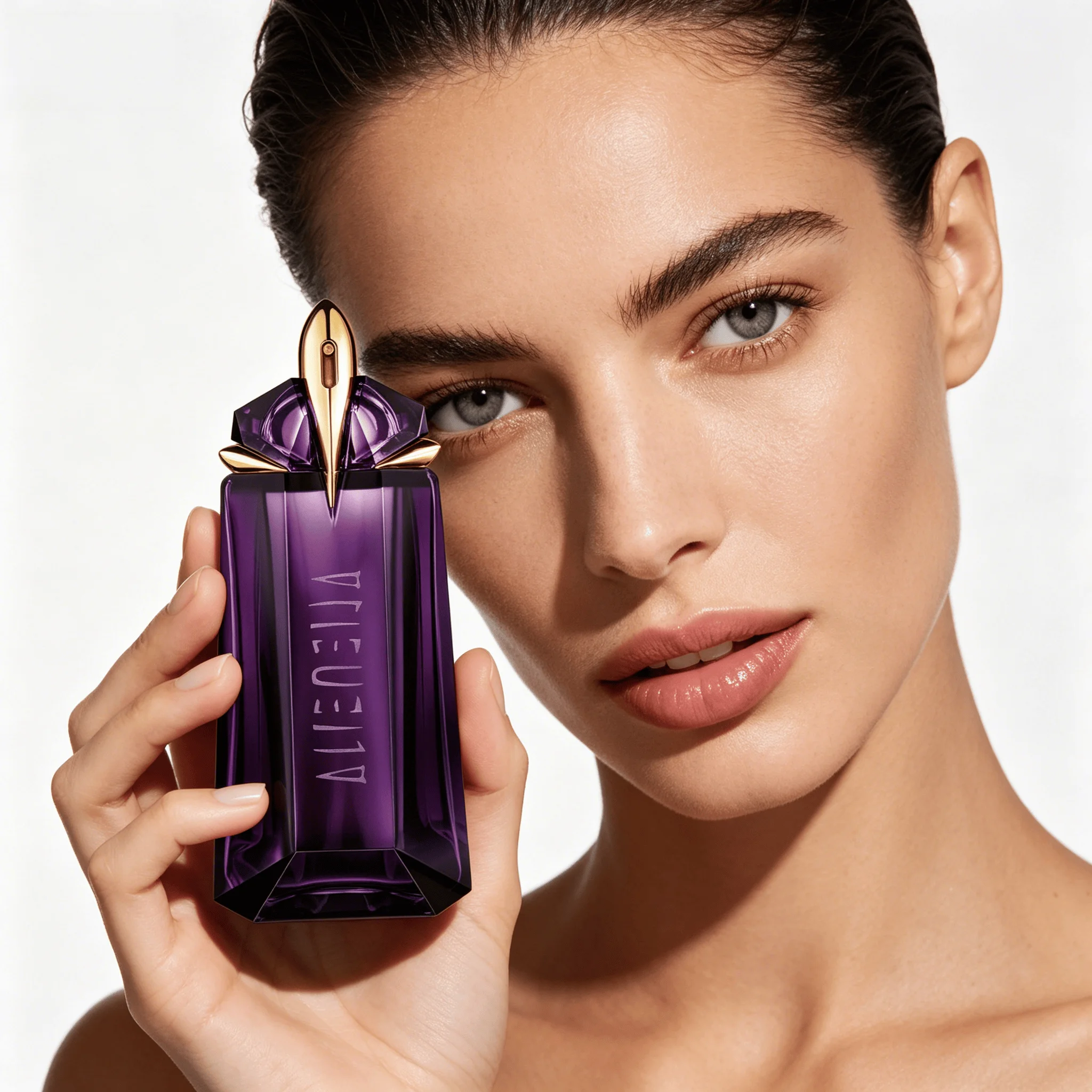 Mugler Alien Talisman Eau de Parfum 90ml Purple Faceted Crystal Refillable Bottle Amber Floral Woody Scent Long Lasting Women Perfume Spray Elegant Gift For Her