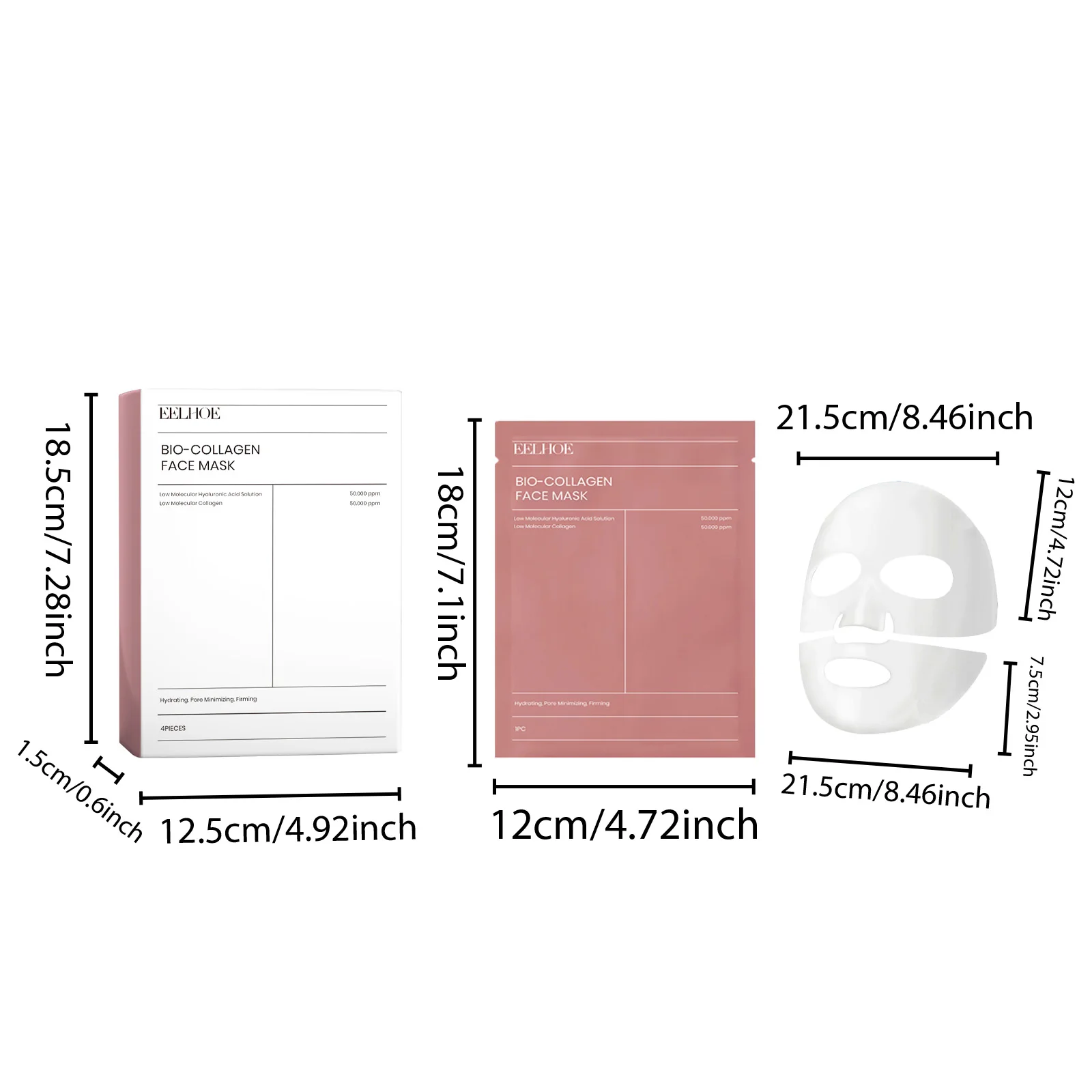 Collagen Face Mask Daily Moisturizing Improve Skin Texture Enhance Smoothness Strengthen Barrier Firming Pore Shrink Smoothing Face Mask