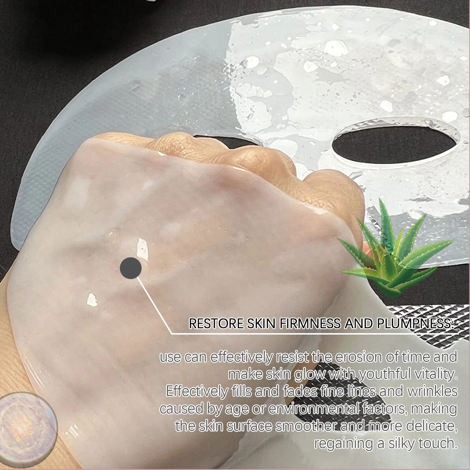 Collagen Face Mask Daily Moisturizing Improve Skin Texture Enhance Smoothness Strengthen Barrier Firming Pore Shrink Smoothing Face Mask