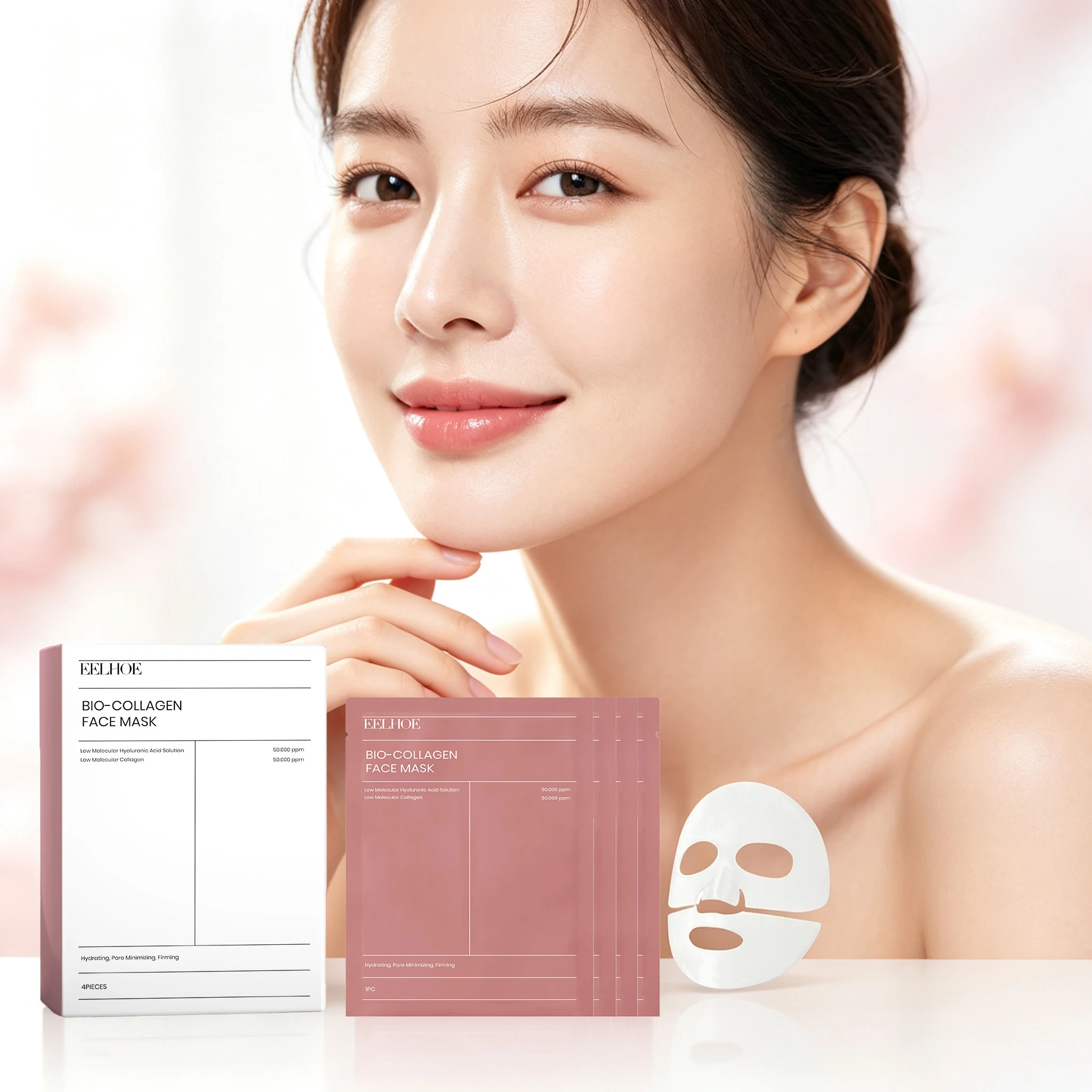 Collagen Face Mask Daily Moisturizing Improve Skin Texture Enhance Smoothness Strengthen Barrier Firming Pore Shrink Smoothing Face Mask
