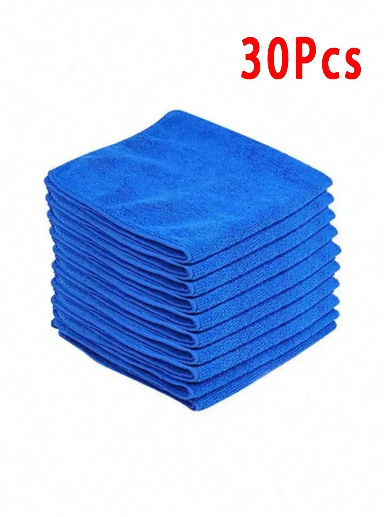 Cleaning Cloth,5/15/30pcs Soft Microfiber Car Cleaning Cloths, 25*25cm/9.84*9.84inch Polishing Detailing Rags For Auto, Motorcycle, Glass, Home Cleaning Towels