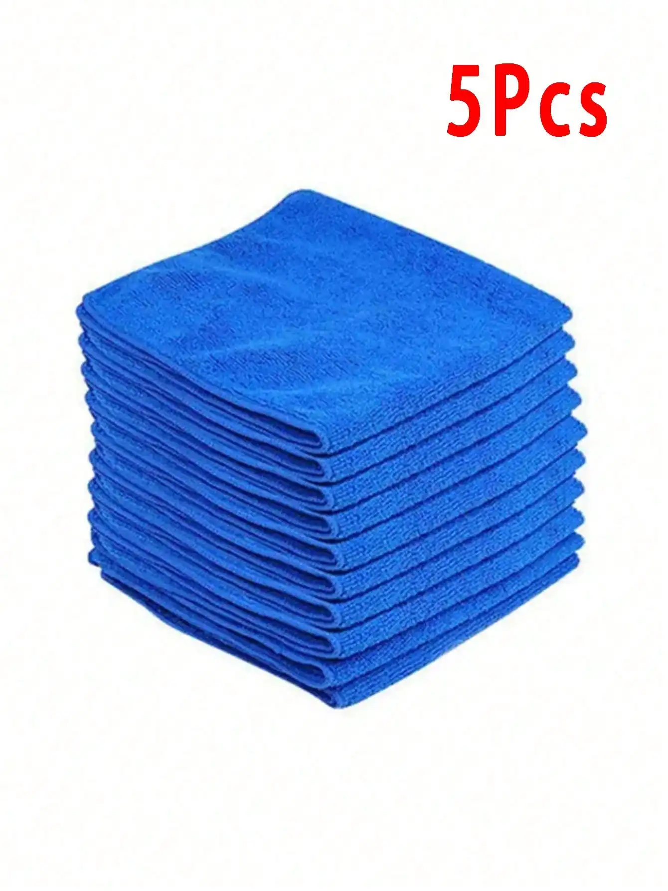 Cleaning Cloth,5/15/30pcs Soft Microfiber Car Cleaning Cloths, 25*25cm/9.84*9.84inch Polishing Detailing Rags For Auto, Motorcycle, Glass, Home Cleaning Towels
