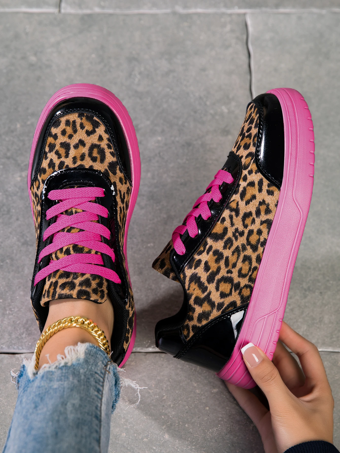 Sneakers for Woman, Women's Sneakers and Casual Shoes, Breathable Running Shoes, Stylish Shoes for Woman Comfort Women Shoes for Outdoor Walking Fitness