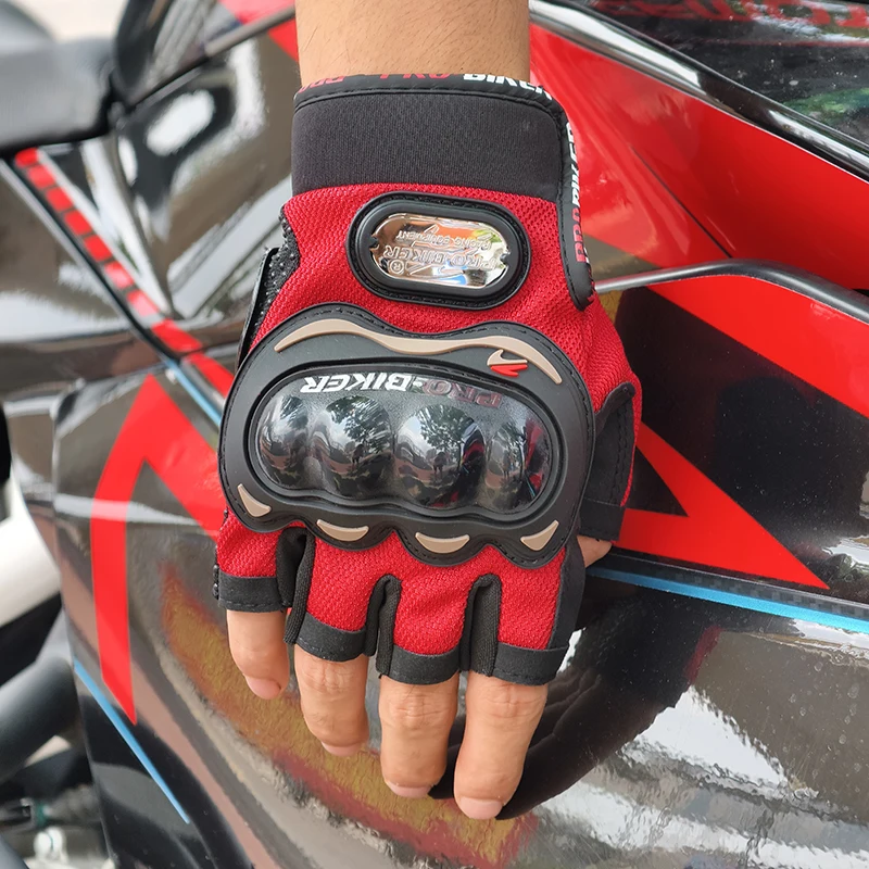 Motorcycle Half Finger Gloves Cycling Skateboard Riding Gloves for Bikers And Skateboarders