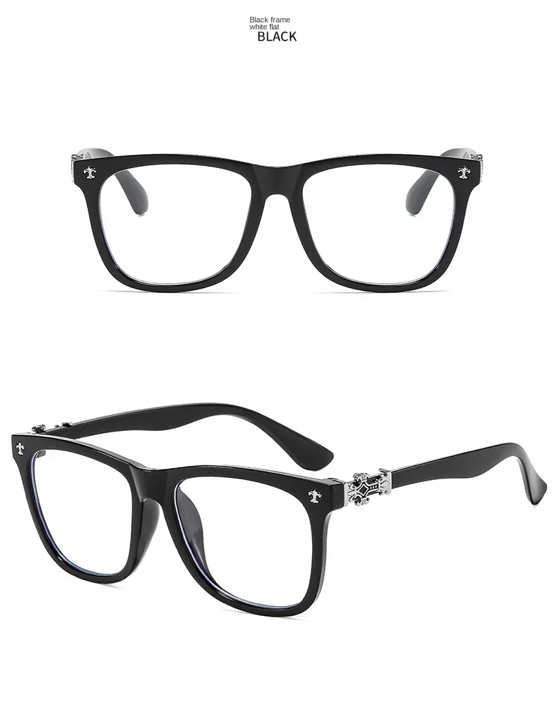 Fashion Glasses Frame Women Anti Blue Light Men Square Eyeglasses Vintage Prescription Eyewear