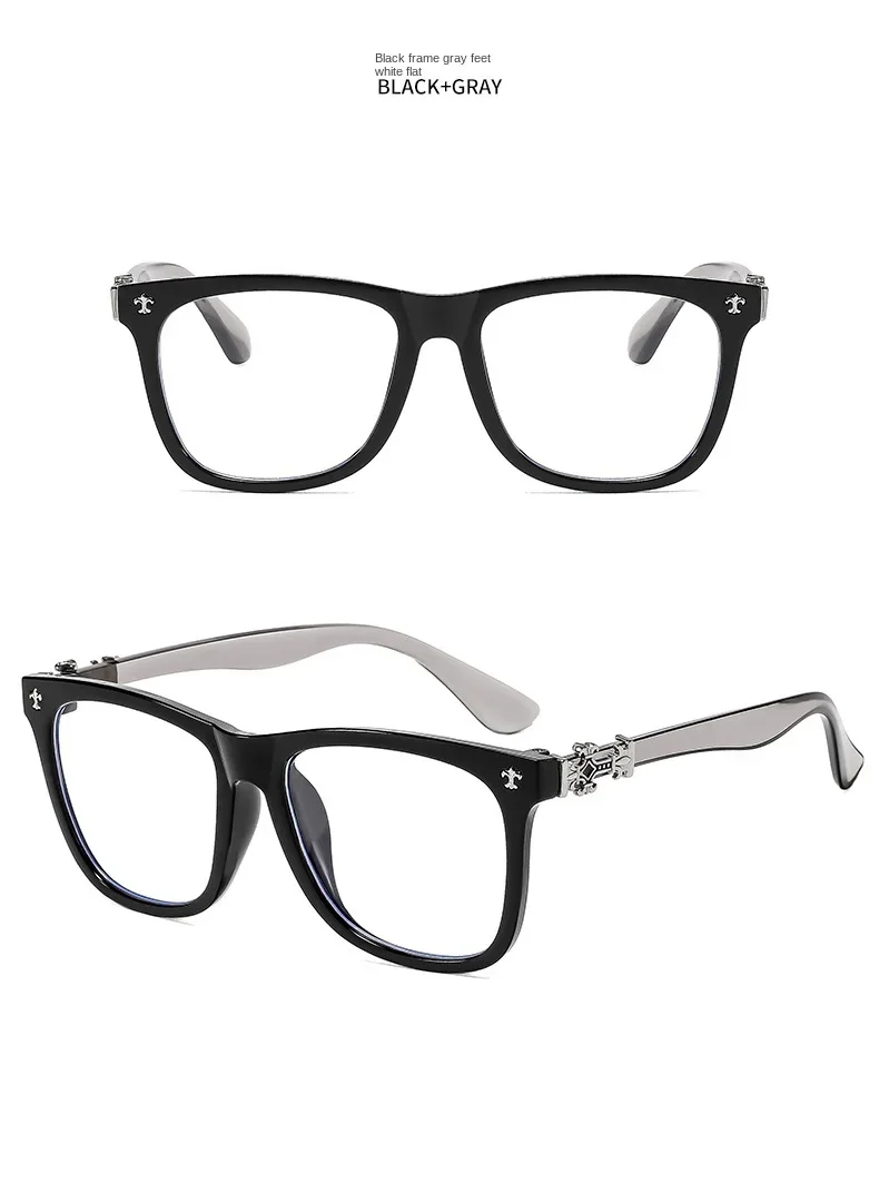 Fashion Glasses Frame Women Anti Blue Light Men Square Eyeglasses Vintage Prescription Eyewear