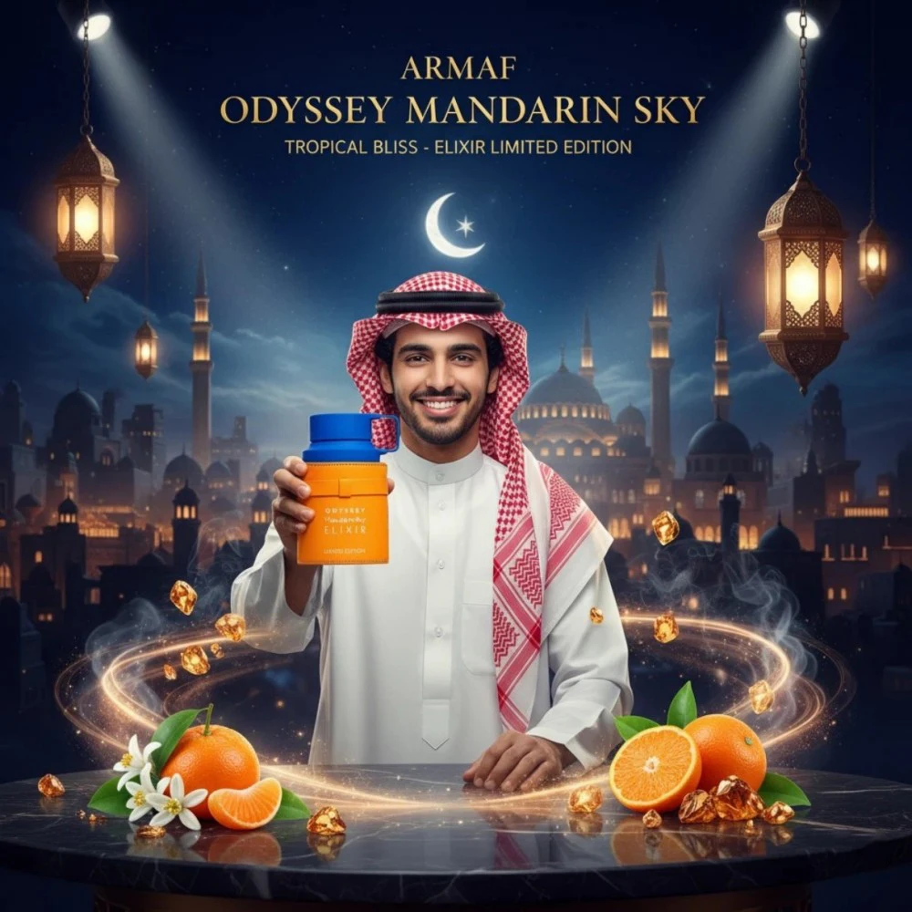 Odyssey - Mandarin Sky Elixir Limited Edition by Armaf for Men - 3.4 oz EDP Spray