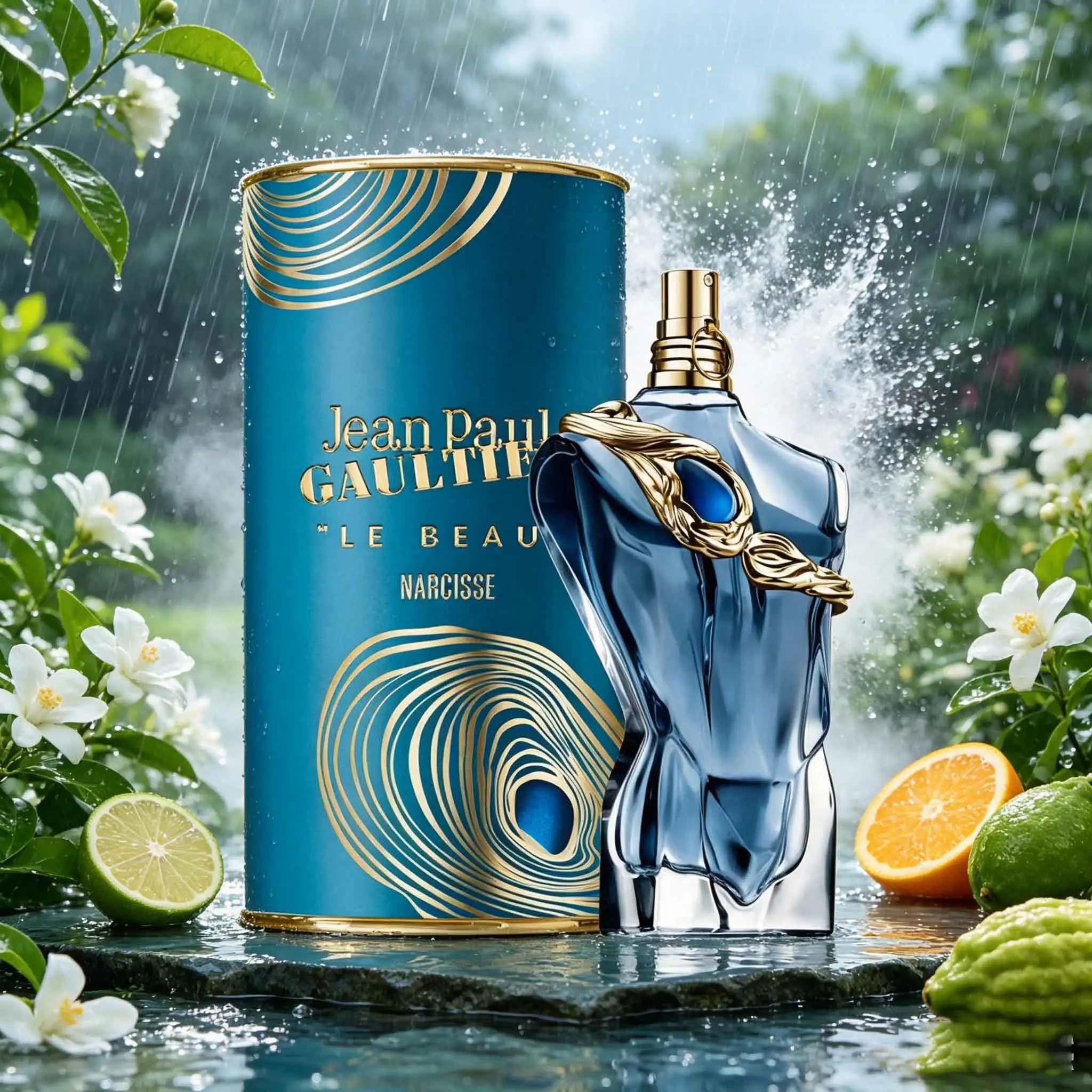 Jean Paul GaultierLe Beau Narcisse Men Perfume. Elegant Narcissus Meets Mellow Fig, Woody‑Amber Brings Steady Presence. Every Spray Releases Confident Masculine Allure.