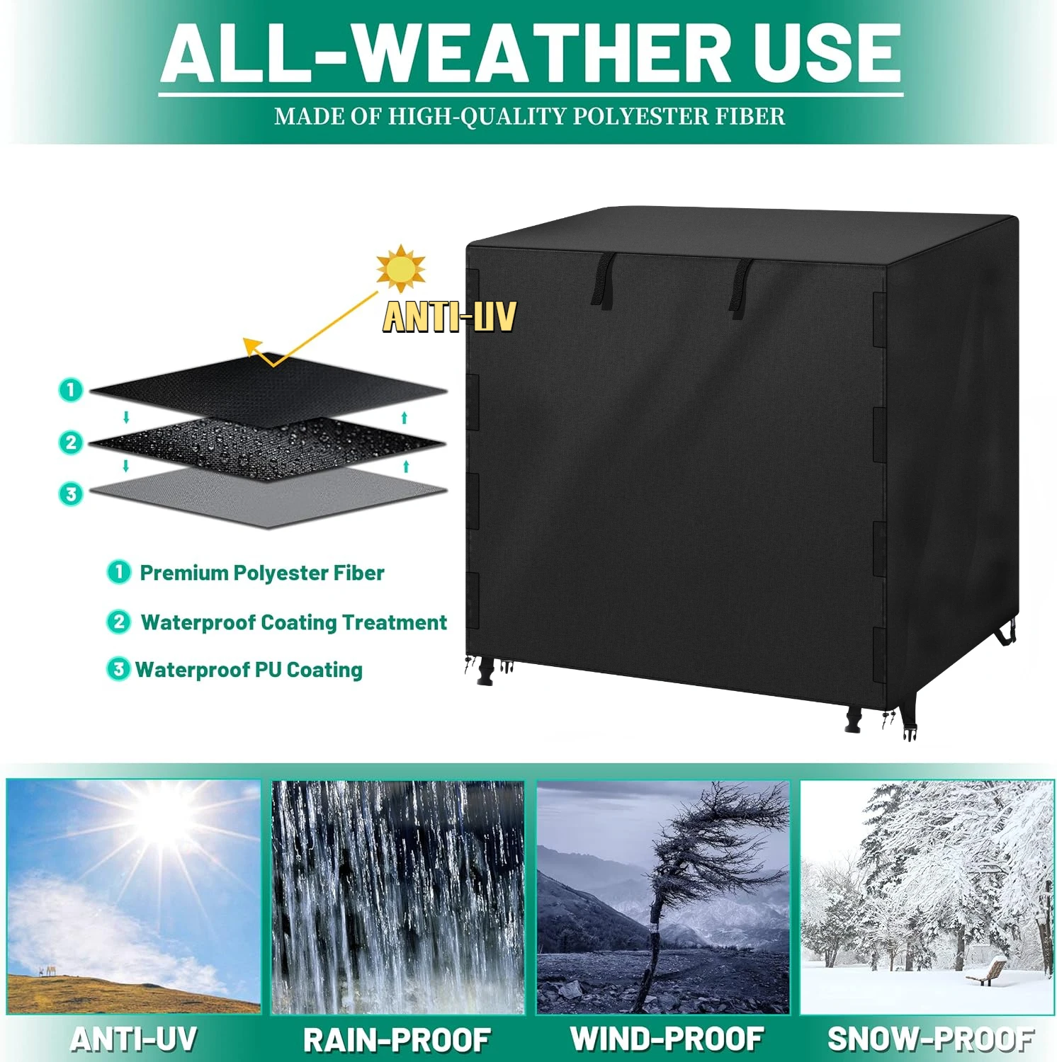 Waterproof Firewood Rack Cover Outdoor Firewood Log Rack Cover Fireplace Wood Storage Heavy Duty Wood Holder Cover for Indoor and Outdoor