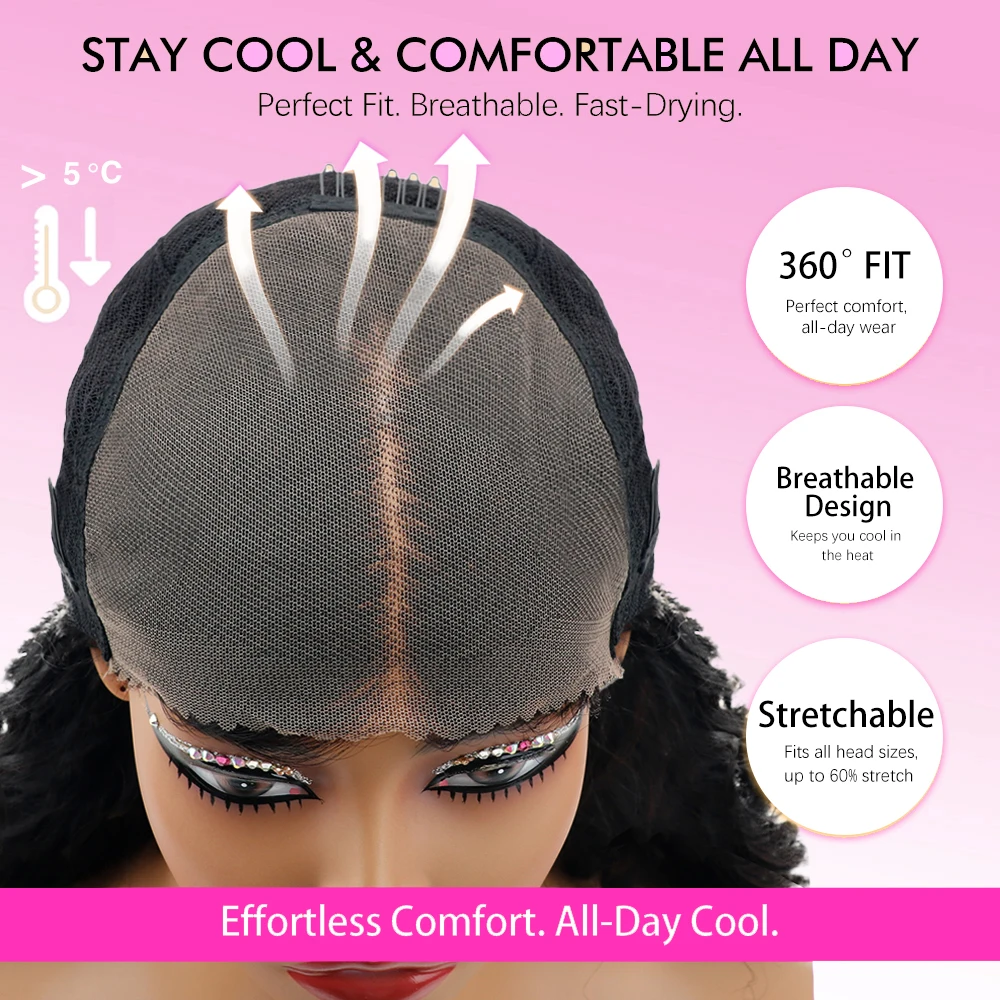 7x6 HD Glueless Straight Closure Full Lace Wigs For Women Ready To Wear Straight Human Hair Wig 200 Density 44 46 Inch Remy Hair