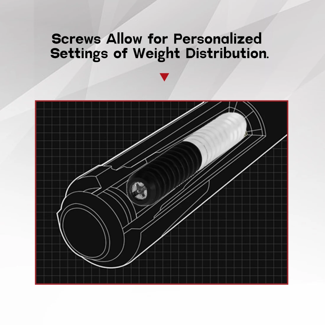 Cuetec Acueweight Pool Cue Weight Bolts, 4 Pack Replacement Cue Weights 0.3oz/0.5oz/1.0oz/1.5oz, Professional Billiard Cue