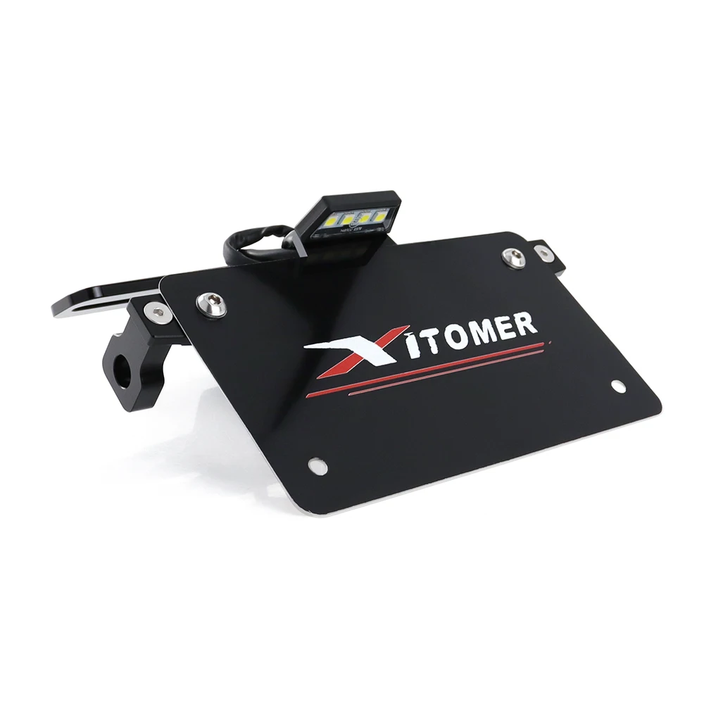 License Plate Holder Bracket Rear Tail Tidy Fender Eliminator ZX-14R ZZR1400 KTM 390 Duke Suzuki SV650 SV1000 For Kawasaki