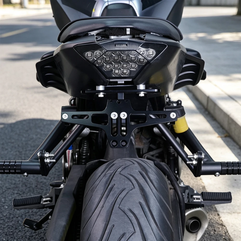 License Plate Holder Bracket Rear Tail Tidy Fender Eliminator ZX-14R ZZR1400 KTM 390 Duke Suzuki SV650 SV1000 For Kawasaki