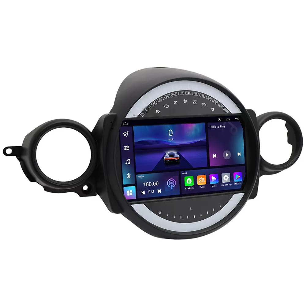 9Inch Car Stereo Radio Car-play GPS Navi Compatible for Mini Cooper R56 2007-2014 Android 13