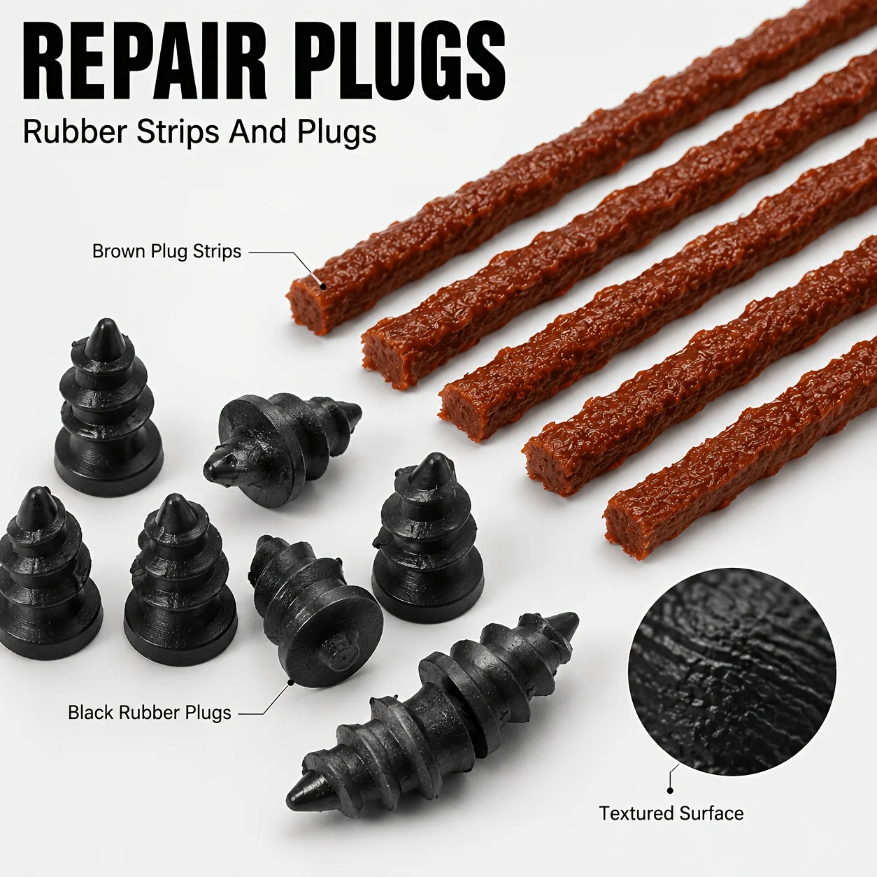 Car Motorcycle Tire Repair Kit Car Puncture Plug Tools Tyre Puncture Emergency for Tire Strips Stirring Glue Repair Tool Kit