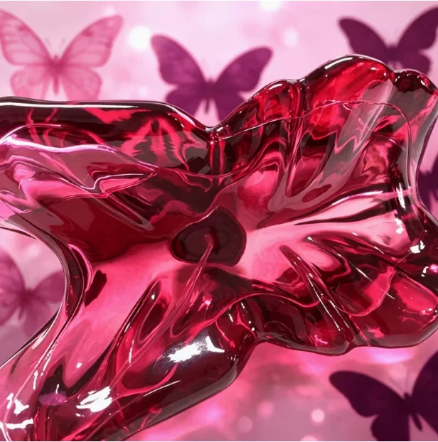 La Intensa, Stunning Red Butterfly‑ShaPed Perfume Bottle. Juicy Raspberry And Blackcurrant Bring Bright Sour‑sweet Top Notes, Red Orchid And Jasmine Deliver Rich Floral Heart, Caramel, Vanilla And Amber Weave Warm Gourmand Base