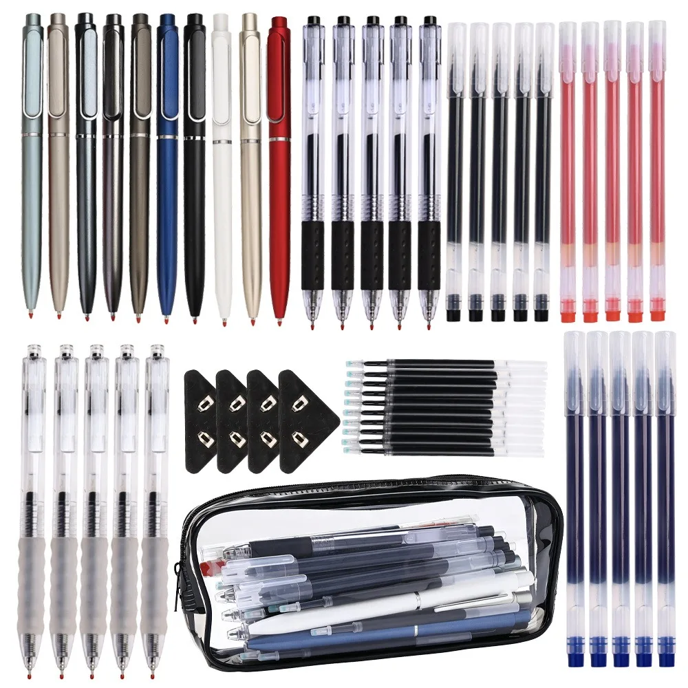 43/45pcs Writing Supplies Set for Women & Men, Back To School Supplies, Suit for Office and School Use, Perfect Gift for Back To School, Teacher's Day, Christmas, Thanksgiving