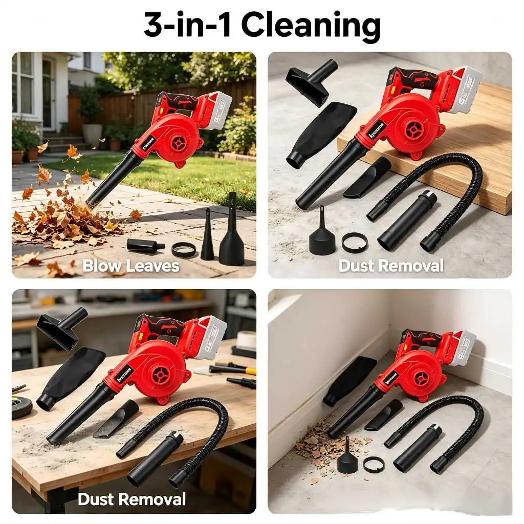 Cross-border powerful handheld blower industrial blower, small and strong, for dusting, with strong wind, suitable for both wet and dry use