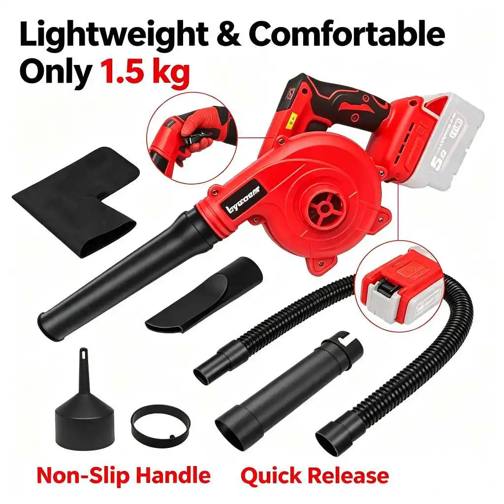 Cross-border powerful handheld blower industrial blower, small and strong, for dusting, with strong wind, suitable for both wet and dry use
