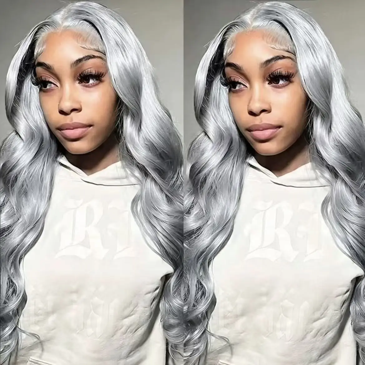 Mint Green Colored Body Wave Human Hair Wigs 13×6 HD Lace Frontal Wig Pre Plucked 180% 210% Density Vietnamese Raw Human Hair Wigs For Women