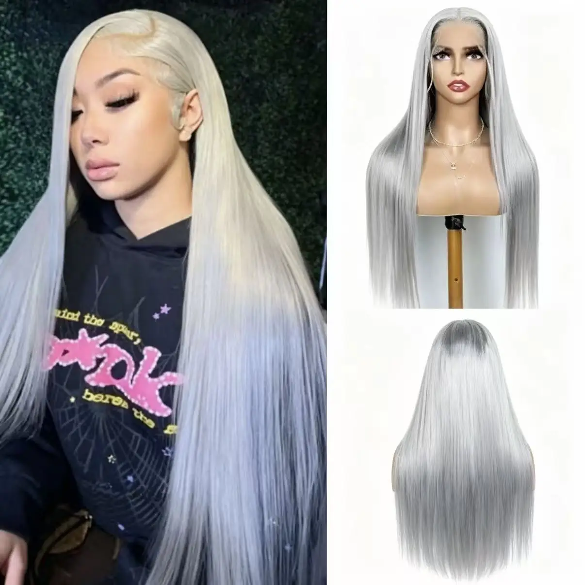 Mint Green Colored Body Wave Human Hair Wigs 13×6 HD Lace Frontal Wig Pre Plucked 180% 210% Density Vietnamese Raw Human Hair Wigs For Women