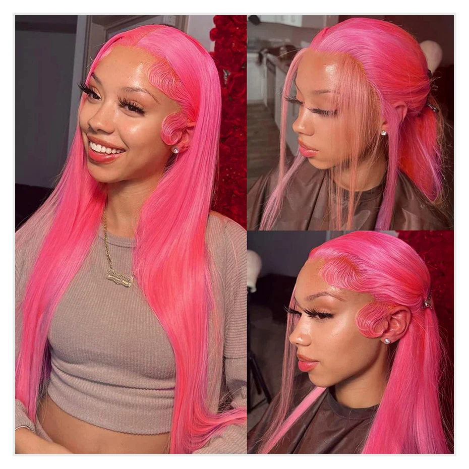 Mint Green Colored Body Wave Human Hair Wigs 13×6 HD Lace Frontal Wig Pre Plucked 180% 210% Density Vietnamese Raw Human Hair Wigs For Women