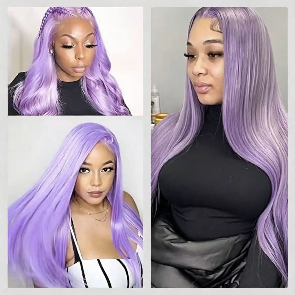 Mint Green Colored Body Wave Human Hair Wigs 13×6 HD Lace Frontal Wig Pre Plucked 180% 210% Density Vietnamese Raw Human Hair Wigs For Women