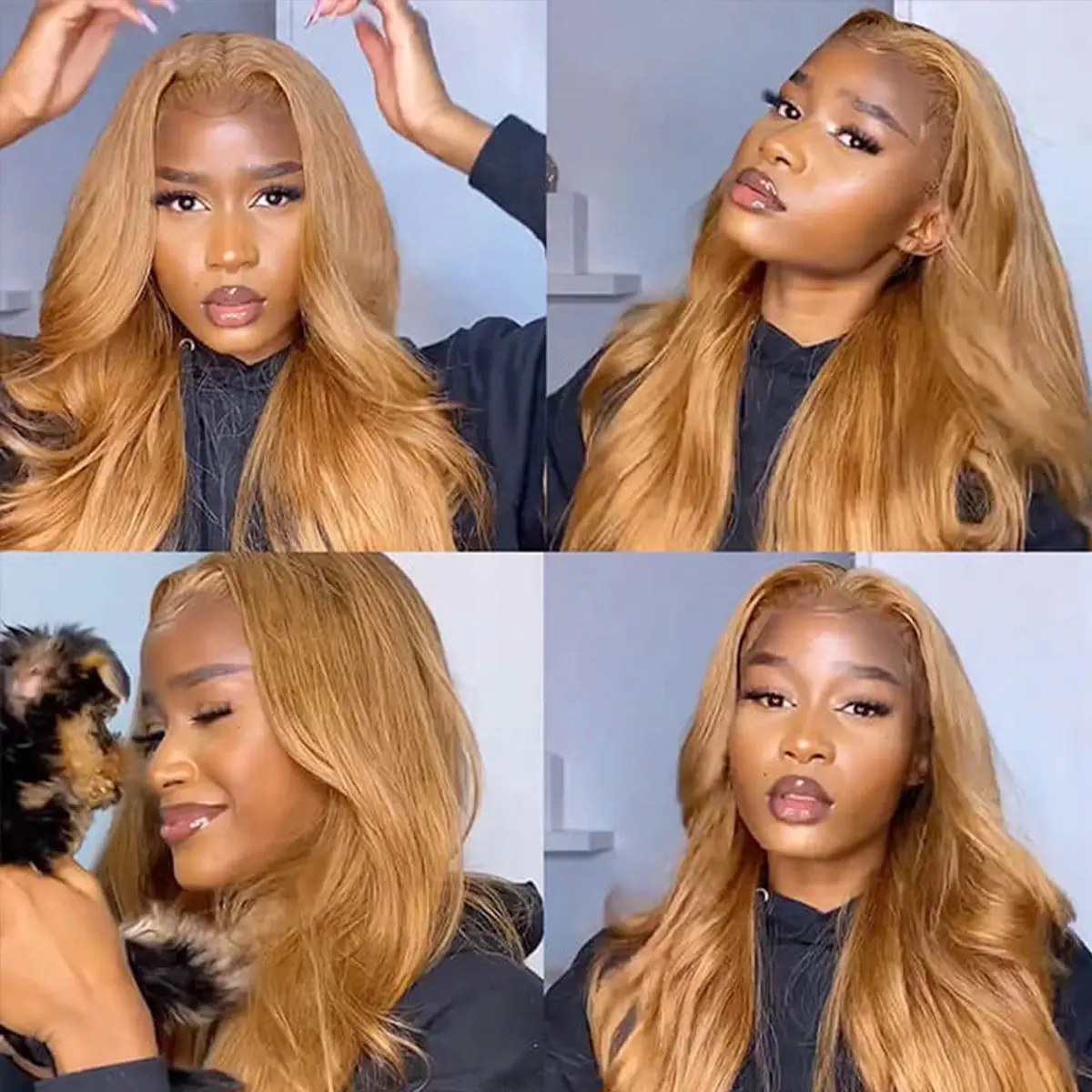 Mint Green Colored Body Wave Human Hair Wigs 13×6 HD Lace Frontal Wig Pre Plucked 180% 210% Density Vietnamese Raw Human Hair Wigs For Women