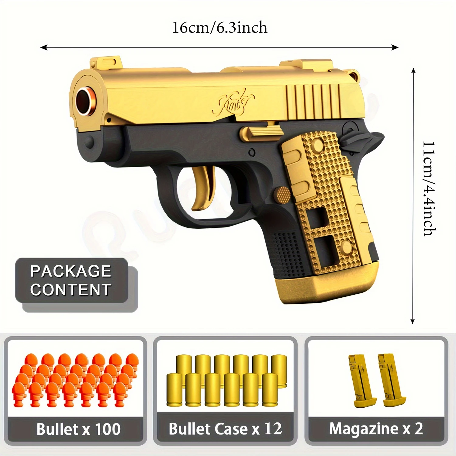Soft Bullet Gun Toy Pistol New Toy Gun Pistol Hollow Hanging Machine, Toy Foam Blaster, Outdoor Sports Shooting Game