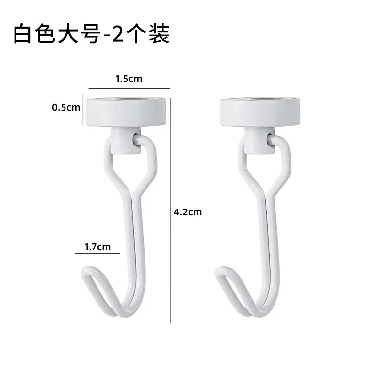 Heavy‑Duty Neodymium Rare Earth Magnetic Hooks, Strong Hold Magnet Hangers for Cruise Ship Refrigerator, Kitchen Home Office Multi‑Scene Hanging Storage Organization
