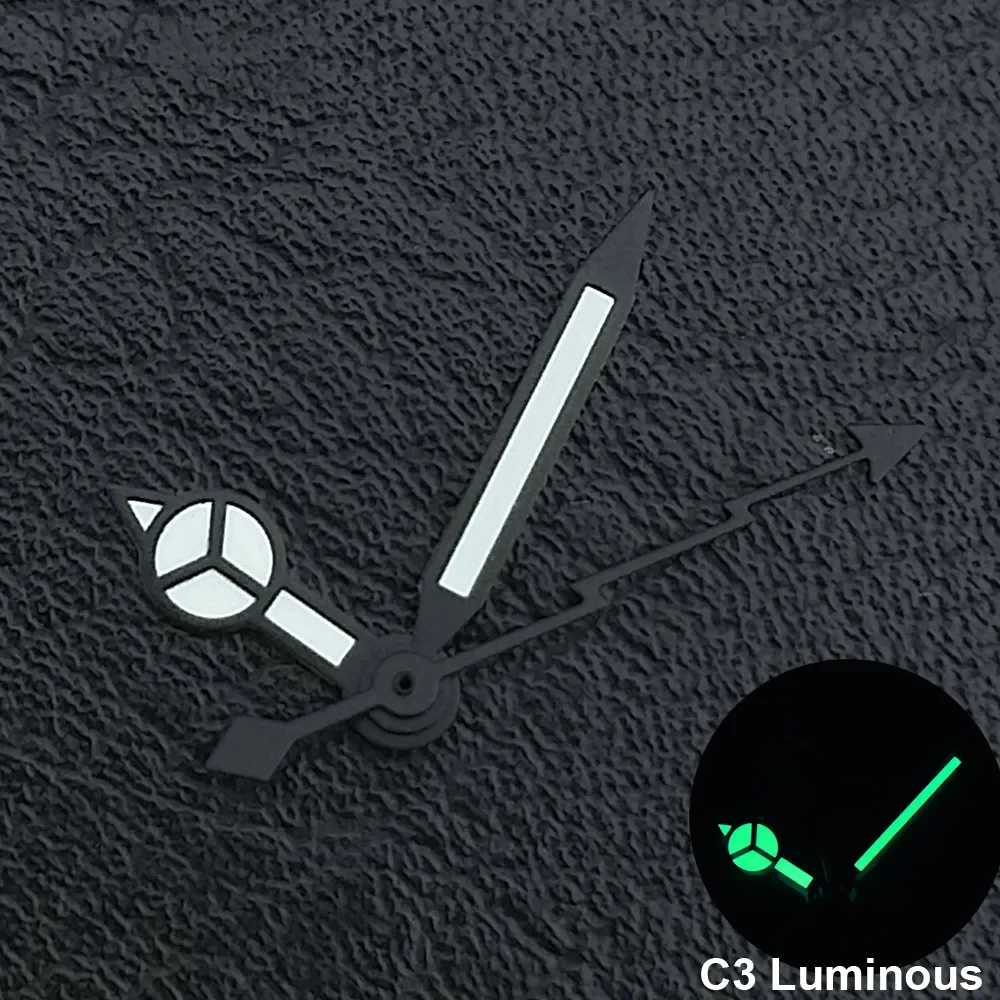 Silver/Gold/Rose Gold Watch Hands Green Cyan Luminous Fit NH35 NH36 Watches Movement Accessory Part