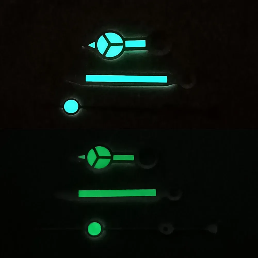 Silver/Gold/Rose Gold Watch Hands Green Cyan Luminous Fit NH35 NH36 Watches Movement Accessory Part