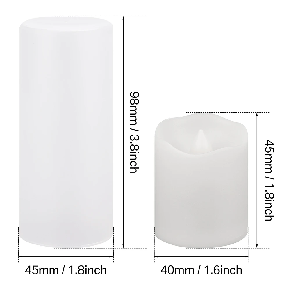 Rechargeable Led Candles Timer Remote LED Light Flameless For Wedding Room Garden Holiday Lighting Home Decor Tea Candle Lamp