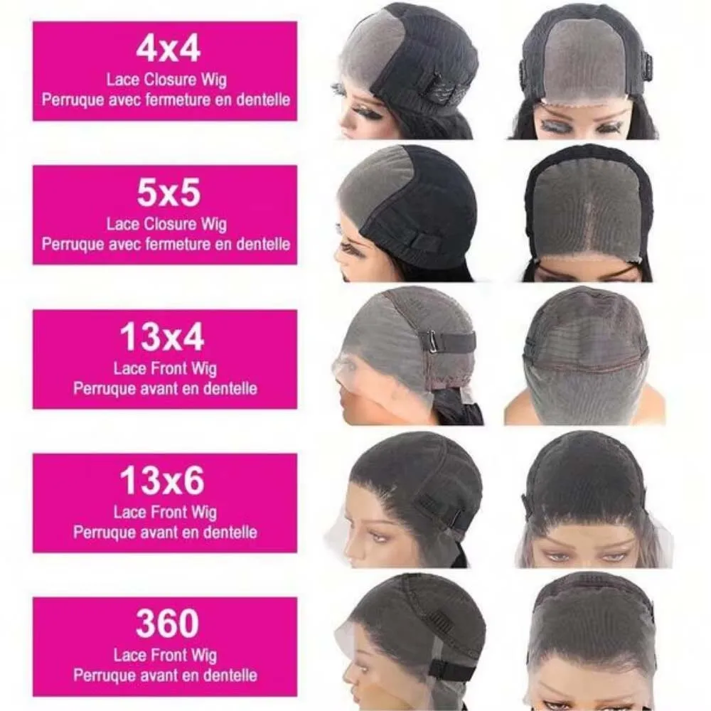 HD Lace Front Human Hair Wigs Straight 13x4 13x6 Transparent Lace Frontal Human Hair Wigs Pre Plucked HD Lace Wigs For Women