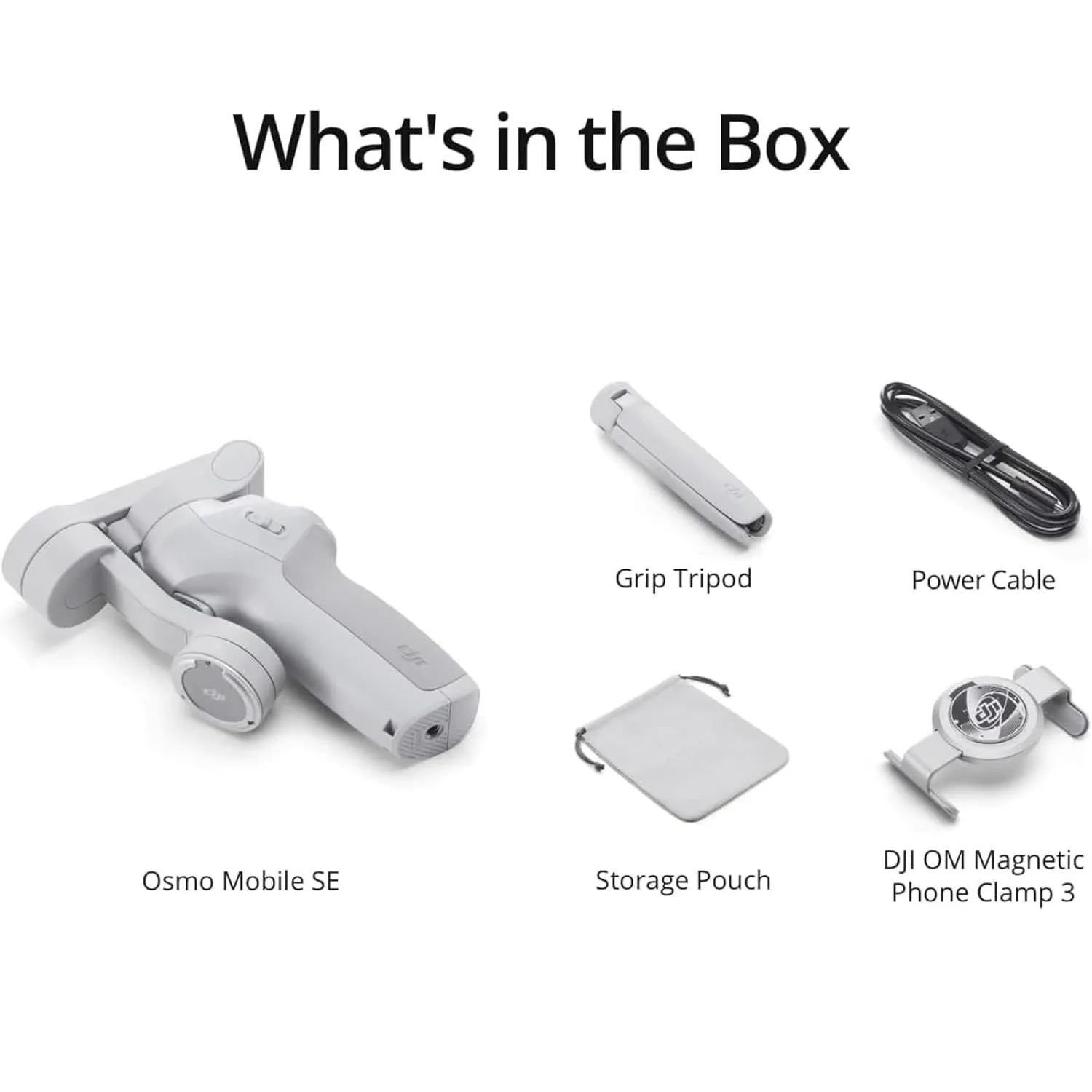 All New DJI Osmo Mobile SE 3-Axis Phone Gimbal with Built-In Tripod Selfie Stick Gimbal Stabilizer for Smooth Mobile Videography