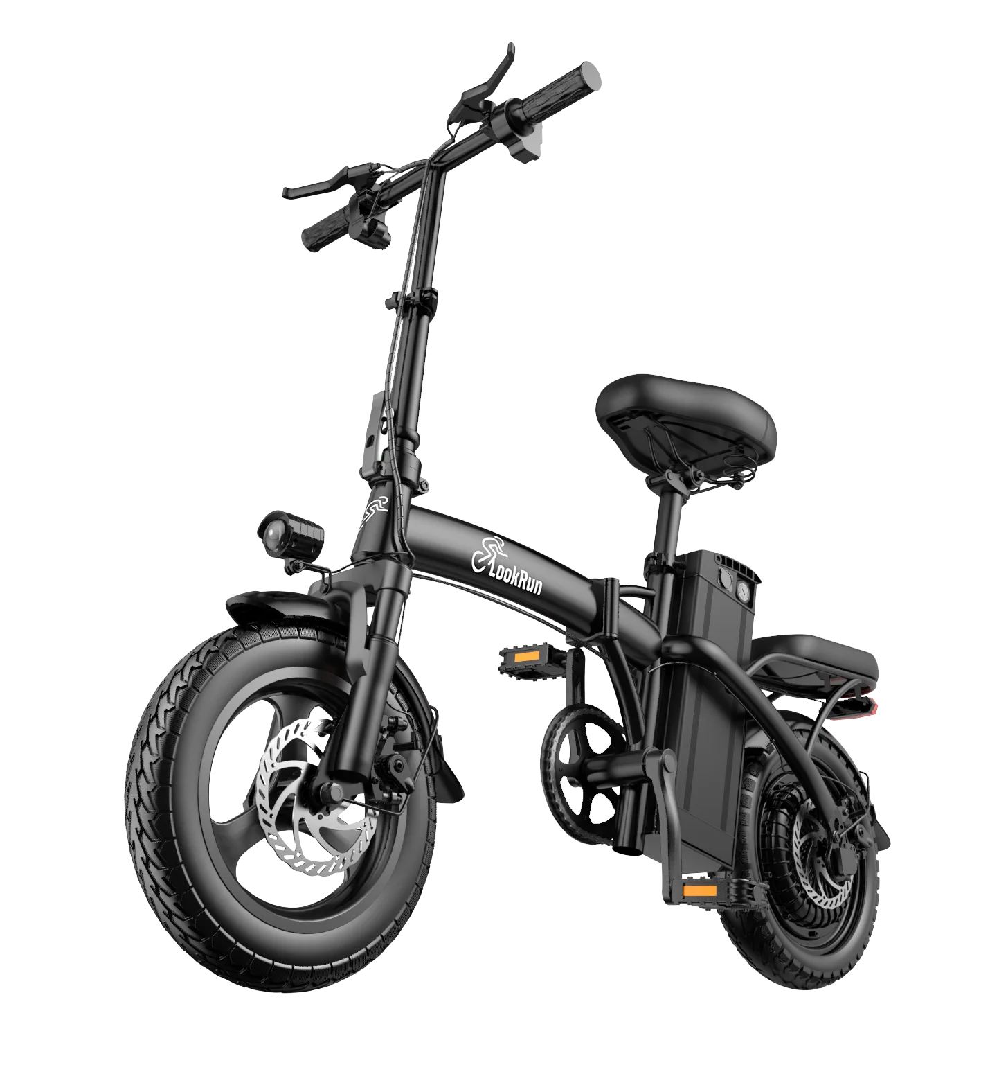 Folding Electric Bike for Adults 400W Motor 48V 10Ah Removable Battery Dual Disc Brake Portable Foldable Ebike for Car Trunk Urban Commuting