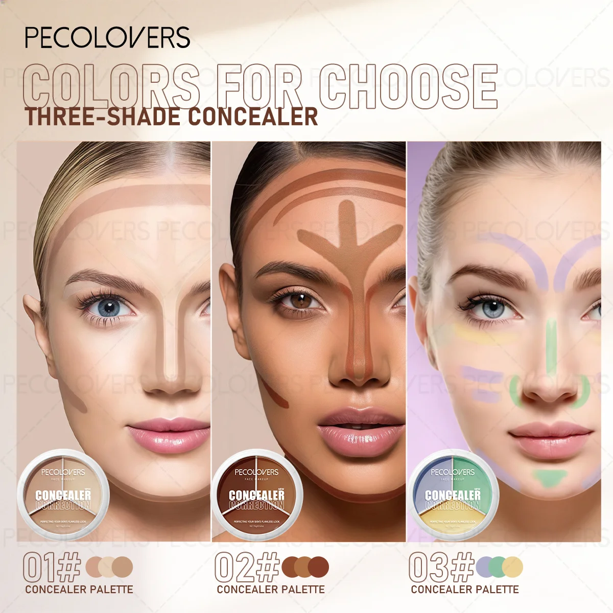 5PCS All-In-One Base Makeup Set,Contour Concealer Primer Combination Kit,Even Skin Tone,Moisturizing Comfort Wear,Smudge-Resistant,Rich Coverage,Ideal For Novices And Makeup Lovers
