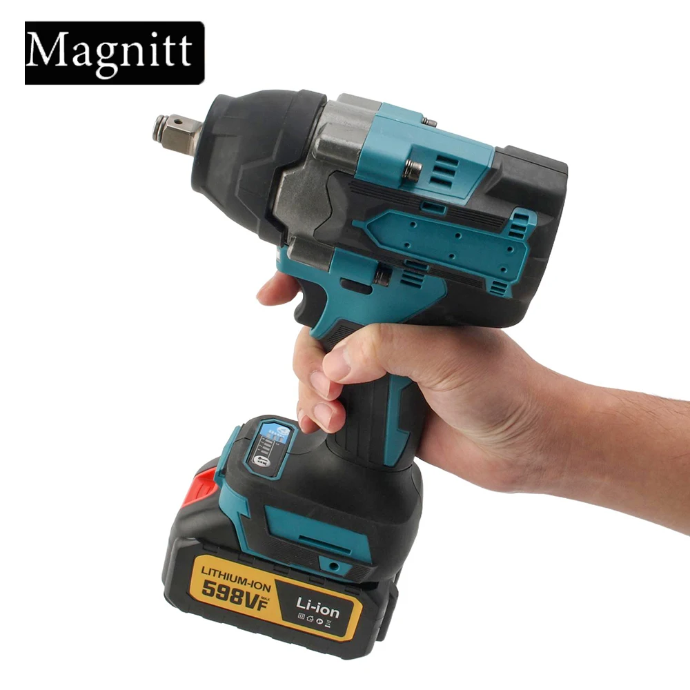 1/2 inch Brushless Electric Wrench 1800N.M Cordless Impact Wrench Screwdriver Power Tool for Makita 18V Battery Pin