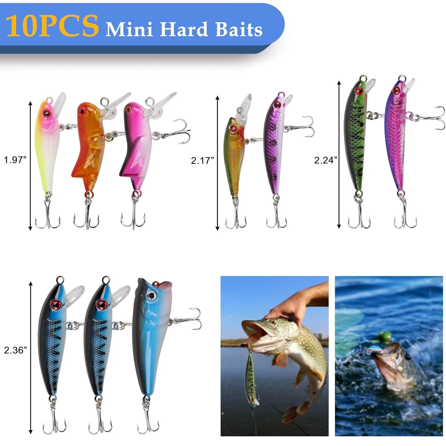 30pcs Spoon Spinner Hard Bait Fishing Lures Metal Minnow Popper Cicada Plastic