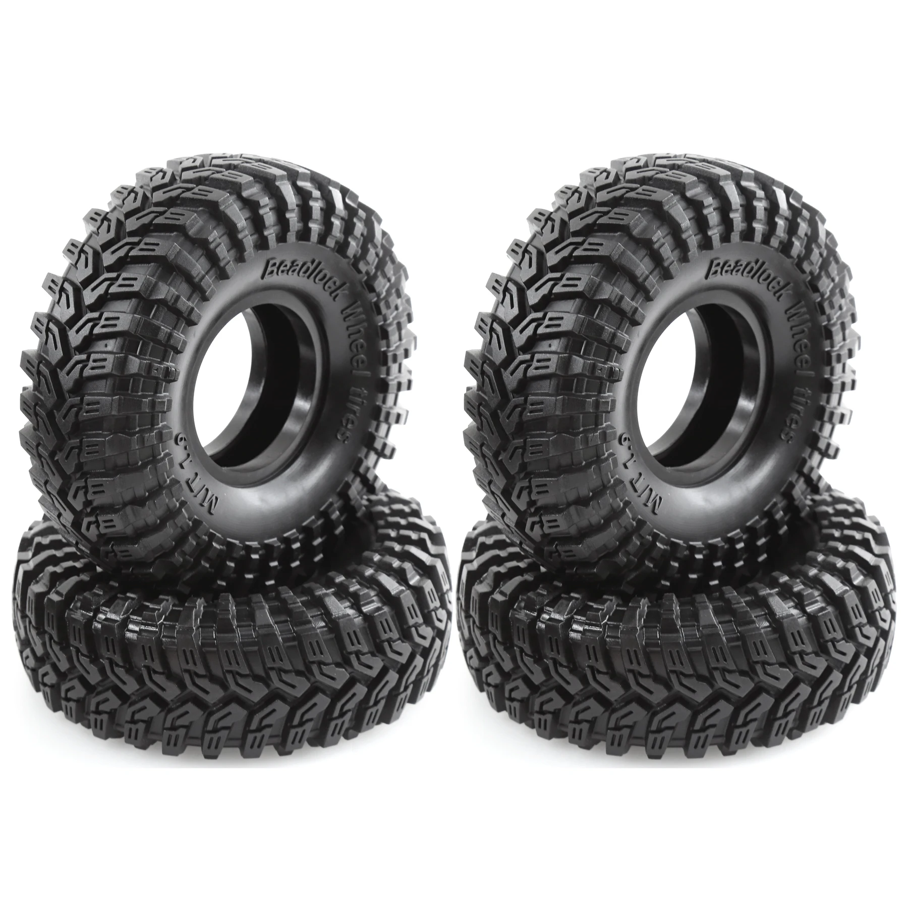 RED SPIDER 4Pcs 1.9 Inch RC Crawler Tires Soft Rubber Off‑Road Tyres Replacement for 1/10 RC Rock Crawler Axial SCX10 TRX4 D90 RC Car Upgrade Parts