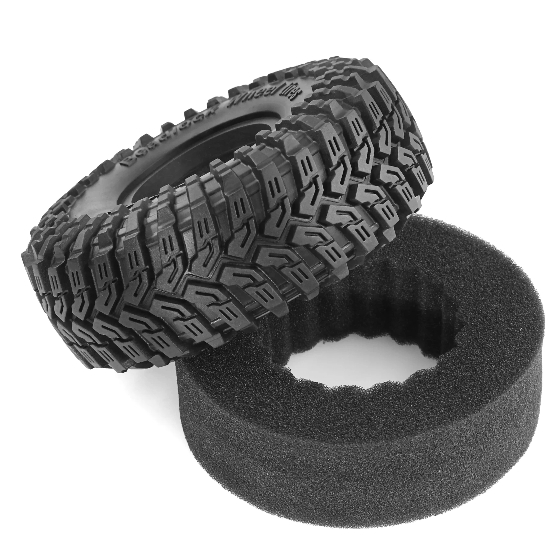 RED SPIDER 4Pcs 1.9 Inch RC Crawler Tires Soft Rubber Off‑Road Tyres Replacement for 1/10 RC Rock Crawler Axial SCX10 TRX4 D90 RC Car Upgrade Parts