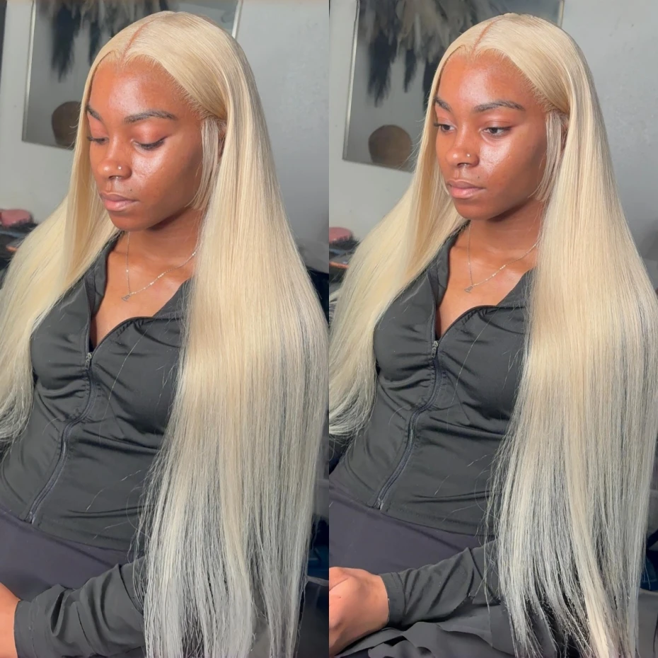 613 Colored Human Hair Wigs Blonde 13x4 HD Lace Front Wigs 200% 220% Density 13x6 Transparent Lace Frontal Wig Pre Plucked With Natural Hairline 360 Full Lace Wig