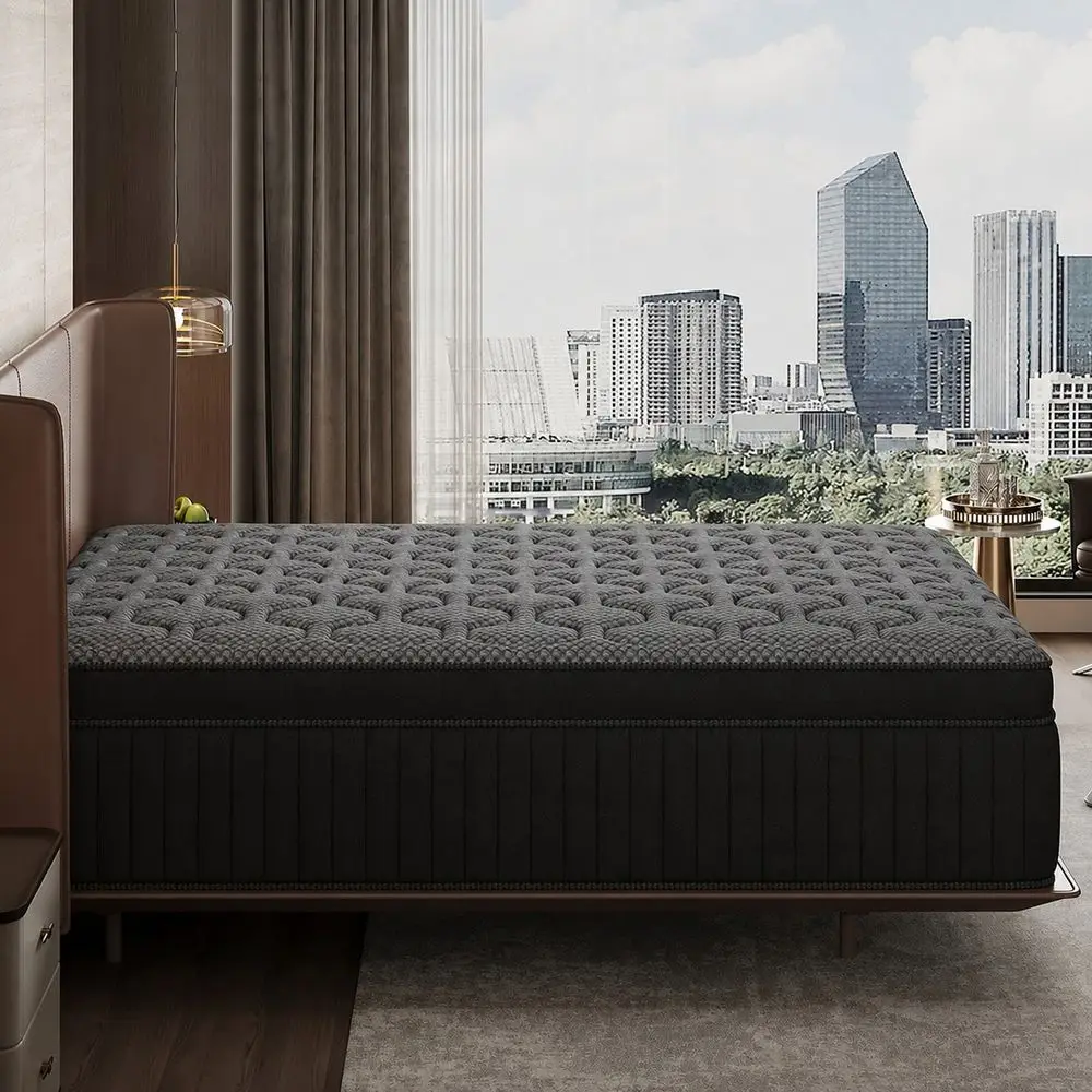 Mattress, 8 10 12 14 Size, Single, Double, King Queen, Large Bed Size, Memory Foam Blend Mattress, With Ergonomic Independent S