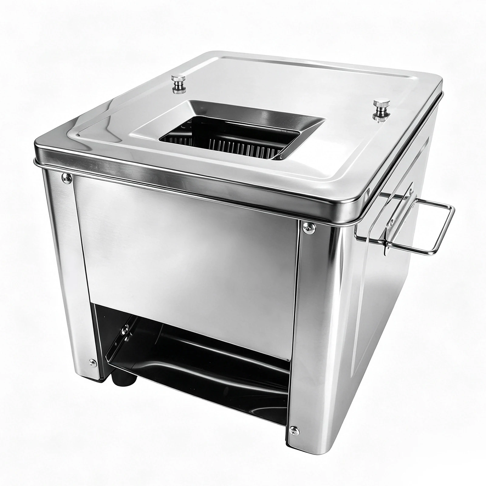 Commercial 850W Stainless Steel Electric Meat Slicer Household Meat Grinder Automatic Fish Vegetable Cutter Fillet Shredded Cut
